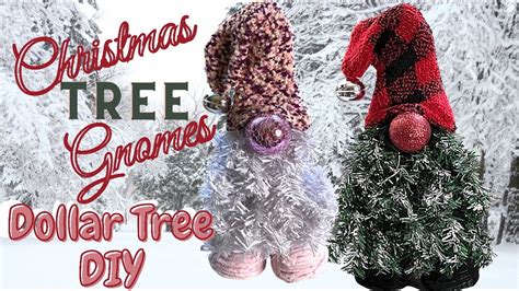 Wow Christmas Tree Gnomes Dollar Tree Diy Youtube