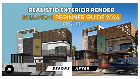 Realistic Exterior Render In Lumion Beginner Guide Youtube