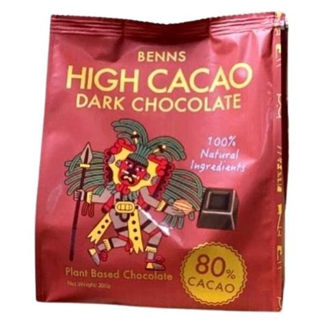 Benns High Cacao 80 Dark Chocolate Ntuc Fairprice