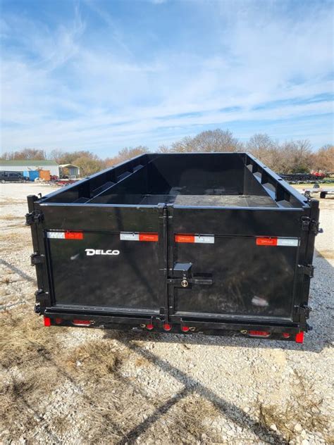 Delco 83 X 16 14000 Gooseneck Pull Dump Trailer Monday Trailers