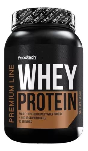 Suplemento en polvo Foodtech Premium Whey Protein proteína sabor