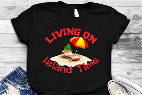 Living On Island Time Svg Graphic By Designer Boy · Creative Fabrica