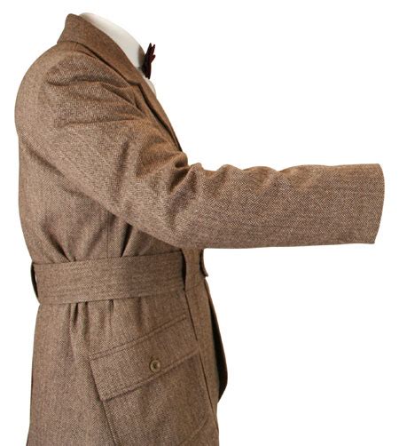 Norfolk Jacket Brown Herringbone Tweed