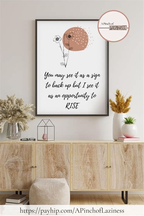 Motivational Quotes Wall Art | Inspirational wall art, Minimalist wall ...