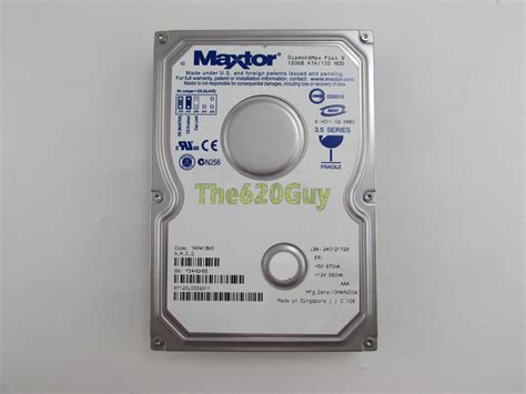 Maxtor DiamondMax Plus 9 120GB 2MB 7200 RPM 3.5″ EIDE/IDE/ATA-133 Hard ...