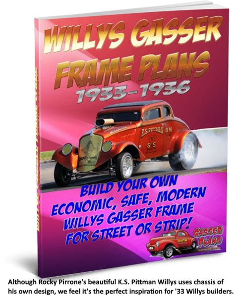 1933 Willys Gasser Frame Plans