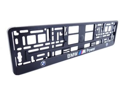 RAMKA DEDYKOWANA POD TABLICĘ REJ BMW M POWER FV 5942760555