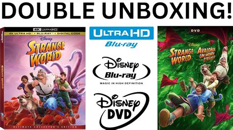 Unboxing Disney S Strange World On K Uhd Blu Ray Combo Pack With