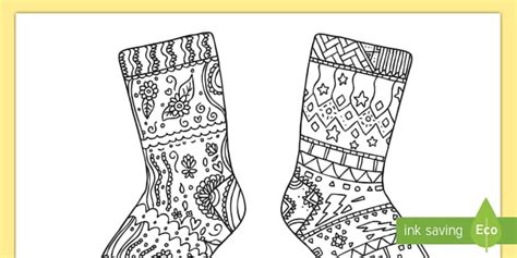 Odd Socks Mindfulness Coloring Sheet L Enseignant A Fait