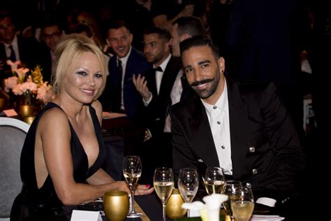 Photo Adil Rami Et Sa Compagne Pamela Anderson Lors De La Soir E De