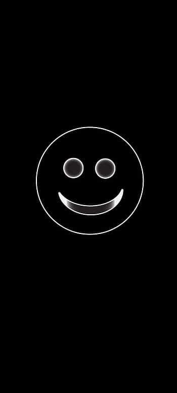 Download Black Smile Face Wallpaper