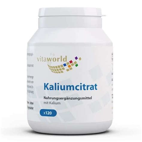 Vita World Potassium Citrate / 120 Caps — Цена