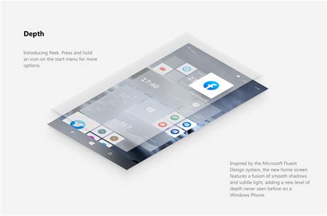 Windows Phone 11 — Windows Mobile 10 Redesign On Behance