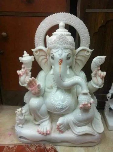 18 Inch Marble Ganesh Statue At Rs 31000 Marble Ganesh In Alwar Id