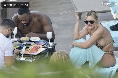 Ashley Stevenson Sexy Seen With Marcus Jordan Showing Off Her Hot