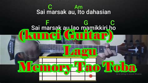 Memory Tao Toba Chord Mudah Tutorial Kunci Guitar Untuk Pemula By