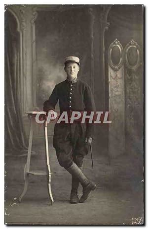 Carte Postale Ancienne Carte Photo Militaria Soldat Poilu Manuskript