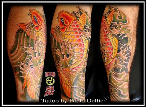 Carpa Tatuada Koi Tattoo By Pablo Dellic Koi Tattoo Inspirational