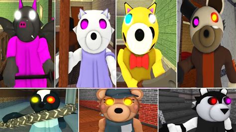 ALL NEW SKINS VS ALL NEW JUMPSCARES Roblox Piggy Hard Mode YouTube