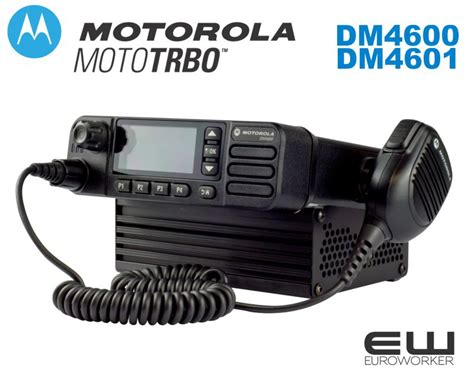 Motorola Dm4600e And Dm4601e Mobilradio Uhf And Uhf Gps Bluetooth