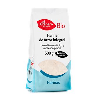 Harina De Arroz Integral Eco Bio G El Granero La Morada Verde