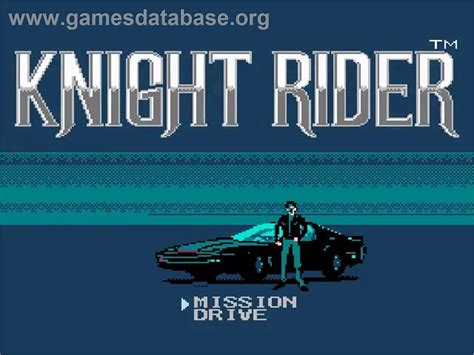 Knight Rider Nintendo Nes Games Database