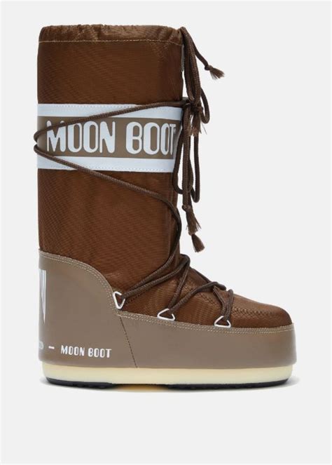 Moon Boot Icon Nylon Boots Brown Julia Hultgren