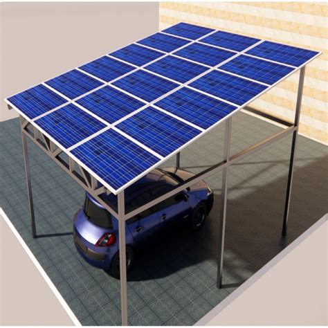 Customized Temporary Solar Panels Aluminum Or Steel Mounting Carports