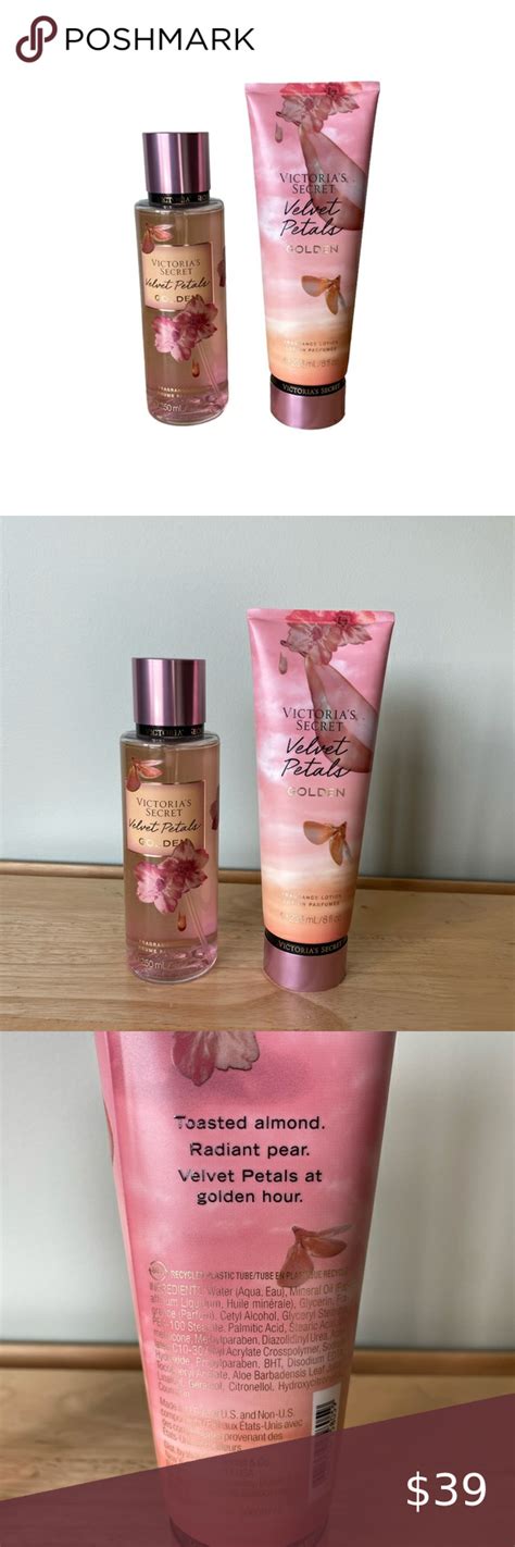 Victoria S Secret Velvet Petals Golden Almond Pear Fragrance Mist