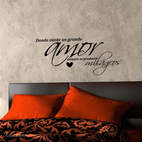 Vinilos Con Frases Pegatina De Parede Grande Amor Ambiance Sticker