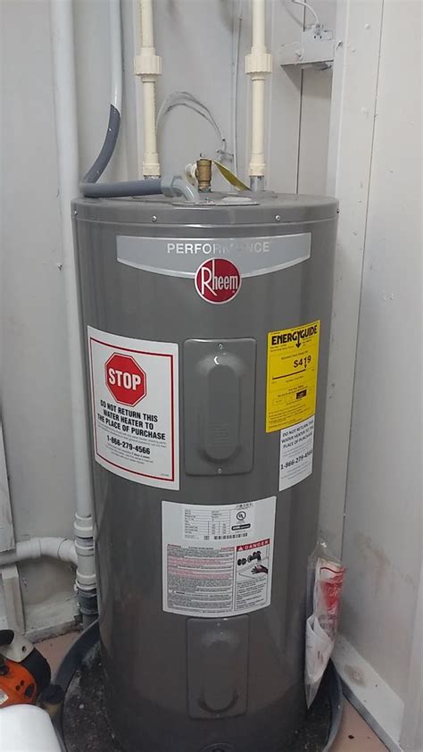 Rheem Water Heater Model Xe40m06st45u1 For Sale In Brandon FL OfferUp