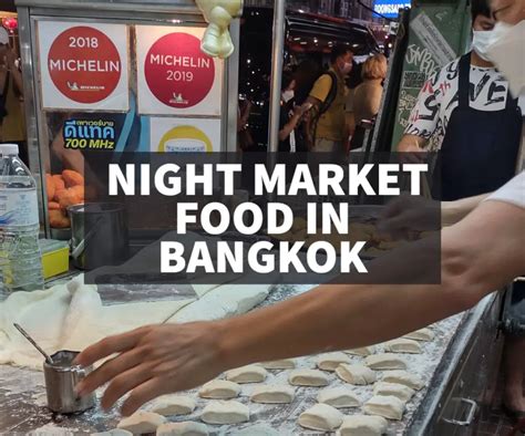 Night Market Food in Bangkok