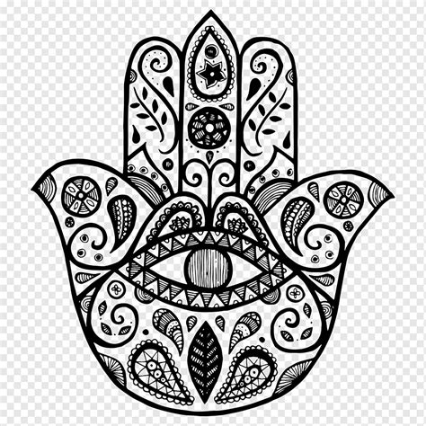 Hamsa camiseta amuleto dibujo talismán camiseta pulsera mano