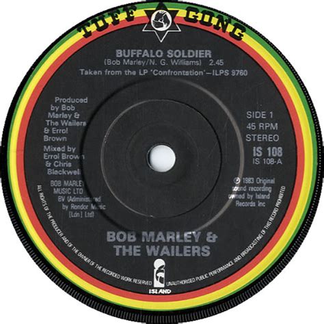 Bob Marley Buffalo Soldier P S Uk 7 Vinyl Single 7 Inch Record 111505