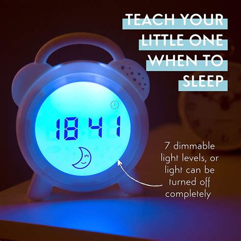 snoozee sleep trainer clock  childs sleep training clock purflo
