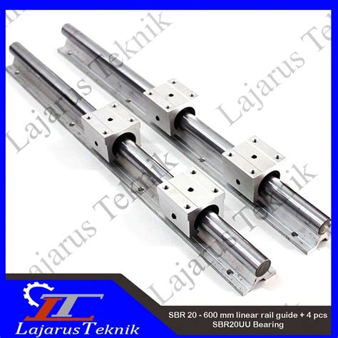 Jual Sbr Sbr Mm Linear Rail Guide Pcs Sbr Uu Bearing