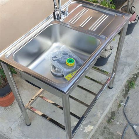 Promo Bak Tempat Cuci Piring Portable Kitchen Sink 75x45 Bcp Meja