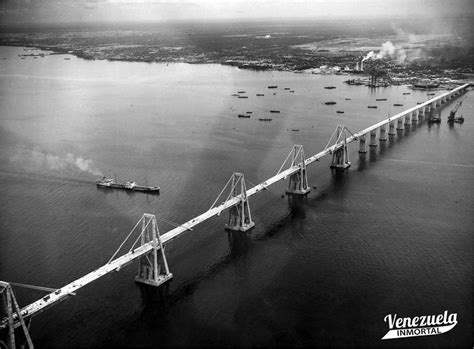 Imágenes inéditas de la construcción del puente sobre el lago de