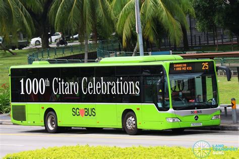 Sbs Transit Mercedes Benz O530 Citaro Sg1000g Service 25 Land