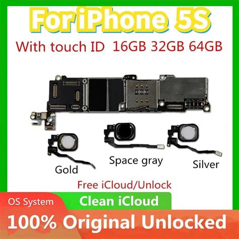 Unlocked For Iphone S Motherboard With Ios System Original Logic Board