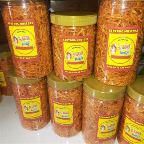 Jual Kentang Mustofa 250gram Pedas Manis Balado Shopee Indonesia