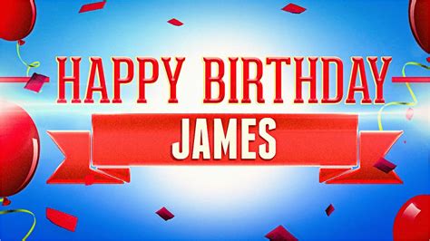 Happy Birthday James Banner | BirthdayBuzz