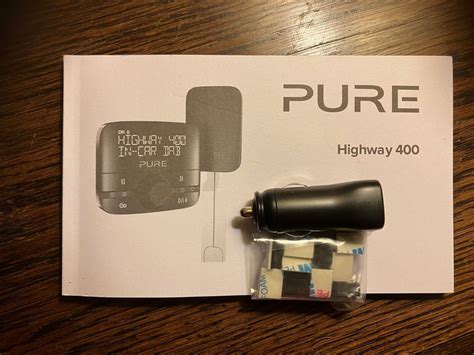 Pure Highway In Car Dab Dab Digital Radio Adapter With Bluetooth