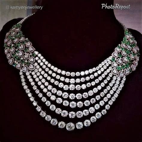 Diamond Necklaces What A Delicious Necklace Dripping In Diamonds By