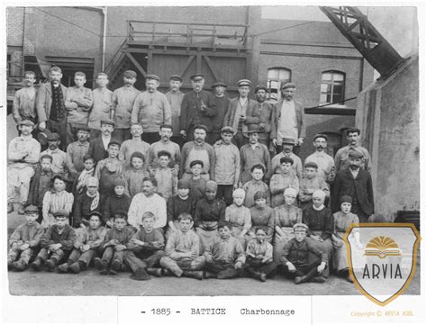 BATTICE 1885 Le Personnel De Surface Du Charbonnage De Battice