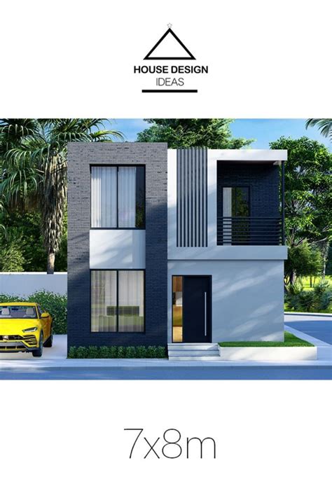 X Meters Modern House Design Bedrooms Modern Small House