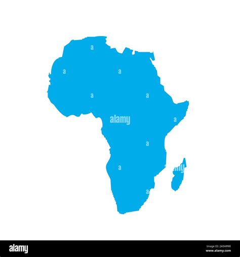 Africa Map Vector Illustration Stock Vector Image Art Alamy