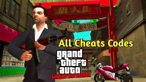 Gta Liberty City Stories All New Cheats Codes For Pc Youtube