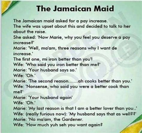 Funny Jamaican Quotes Patois - ShortQuotes.cc