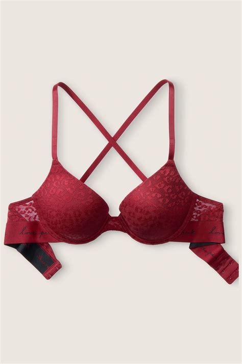 Buy Victorias Secret Pink Wear Everywhere Lace Push Up Bra From The Victorias Secret Uk Online